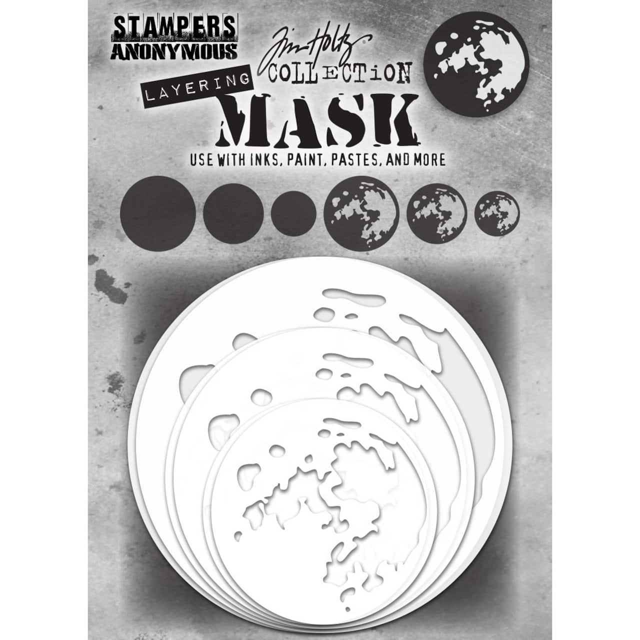 Tim Holtz&#xAE; Stamper&#x27;s Anonymous Moon Layering Mask Set